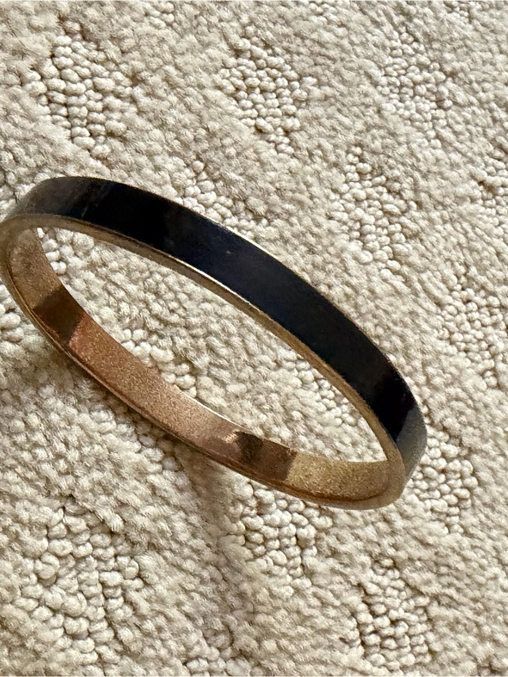 Black and Gold Women's Bangle Bracelet - Classic Two-Tone Accessory